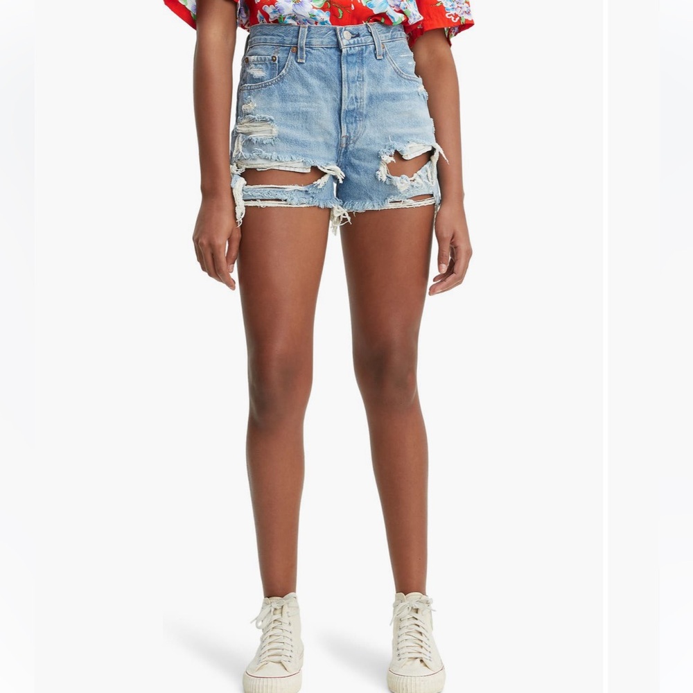 Levi’s 501 High-Waisted Denim Shorts
